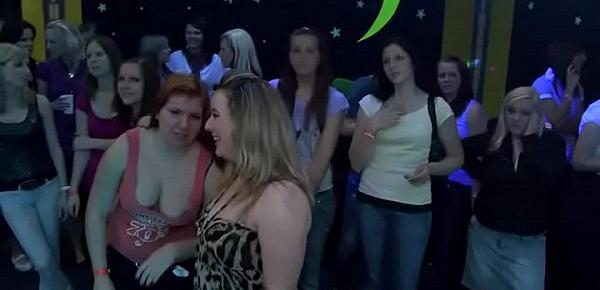  Yong girls in club are screwed hard by mature mans in arse and puss in time